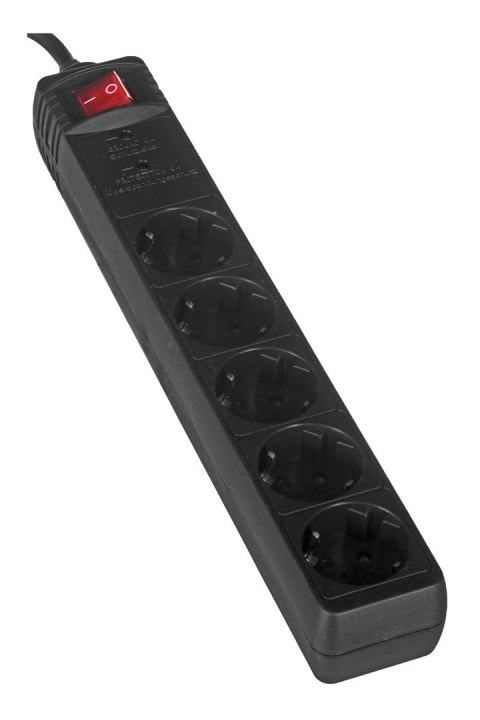 Listwa zasilająca ENERGENIE SPG5-C-10 (5 x VDE; 3m; kolor czarny) Listwa zasilająca ENERGENIE SPG5-C-10 (5 x VDE; 3m; kolor czarny)