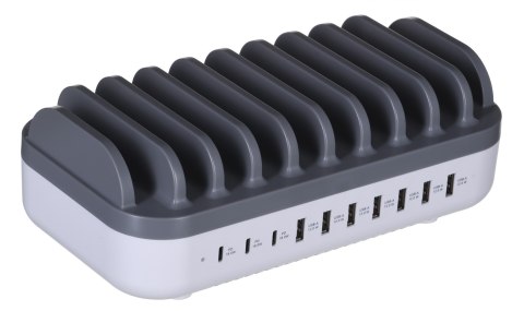 MANHATTAN 10-PORTOWA STACJA ŁADUJĄCA USB 120W 3X U MANHATTAN 10-PORTOWA STACJA ŁADUJĄCA USB 120W 3X U