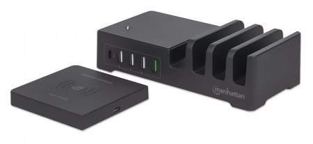 MANHATTAN STACJA ZASILAJĄCA 1X USB-C PD, 1X USB-A MANHATTAN STACJA ZASILAJĄCA 1X USB-C PD, 1X USB-A