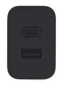 Motorola Charger TurboPower 50W Duo USB-C + USB-A  w/ USB-C cable, Black
