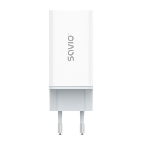 SAVIO ŁADOWARKA SIECIOWA GAN 65W BIAŁA LA-07 SAVIO ŁADOWARKA SIECIOWA GAN 65W BIAŁA LA-07