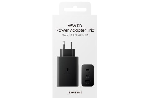 Samsung 65W Power Adapter Trio, Black Samsung 65W Power Adapter Trio, Black