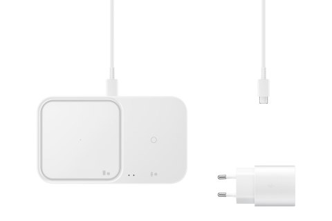 Samsung Wireless Charger Duo (without Travel Adapter), White Samsung Wireless Charger Duo (without Travel Adapter), White
