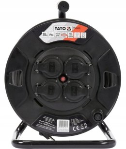 YATO PRZEDŁUŻACZ BĘBNOWY 30M 3 X 1,5MM2
