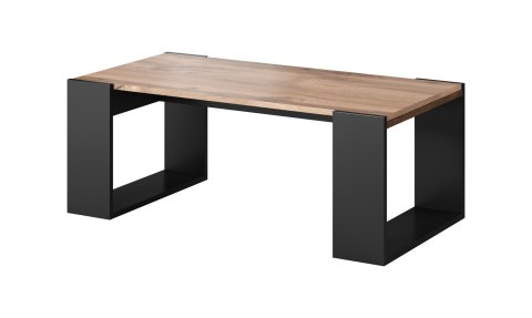 Ława/Stolik WOOD 120x55x46 dąb wotan + antracyt Ława/Stolik WOOD 120x55x46 dąb wotan + antracyt