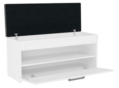 Szafka na buty ze schowkiem PARMA 100x35xH49 biel Szafka na buty ze schowkiem PARMA 100x35xH49 biel
