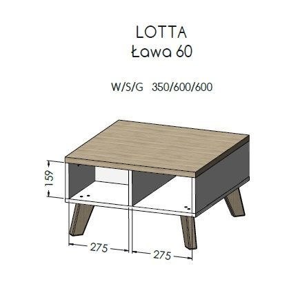 Zestaw LOTTA1 RTV1602D2K+WIT+KOM1104D+ ŁAW60 W/CZ Zestaw LOTTA1 RTV1602D2K+WIT+KOM1104D+ ŁAW60 W/CZ