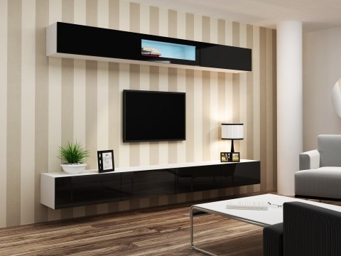 Zestaw VIGO 12 biały/czarny połysk Zestaw VIGO 12 biały/czarny połysk