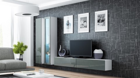 Zestaw VIGO 3 biały/szary połysk Zestaw VIGO 3 biały/szary połysk