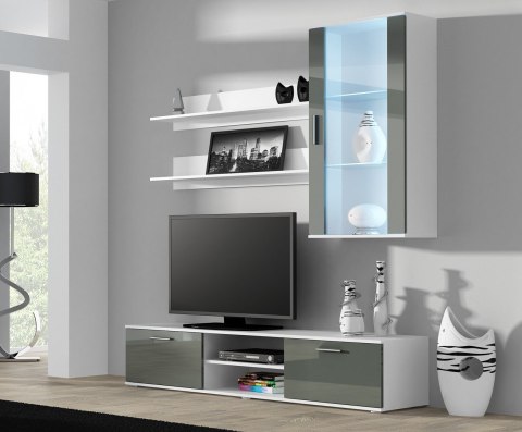 Zestaw SOHO 5 (RTV180 + Wit.Wisz + Półki) BI/SZ POŁ Zestaw SOHO 5 (RTV180 + Wit.Wisz + Półki) BI/SZ POŁ