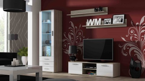 Zestaw SOHO 7 (RTV140 + Wit S1 + Półki) DS/BI POŁ Zestaw SOHO 7 (RTV140 + Wit S1 + Półki) DS/BI POŁ