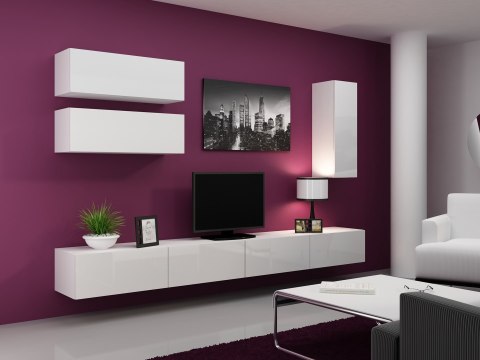 Zestaw VIGO 13 biały/biały połysk Zestaw VIGO 13 biały/biały połysk