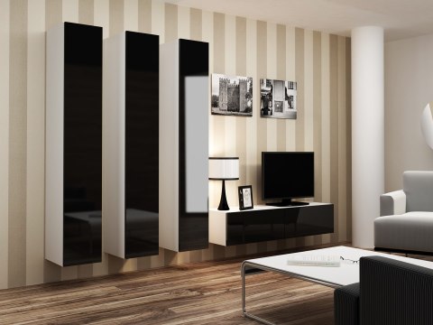 Zestaw VIGO 14 biały/czarny połysk Zestaw VIGO 14 biały/czarny połysk