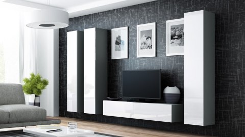 Zestaw VIGO 14 szary/biały połysk Zestaw VIGO 14 szary/biały połysk