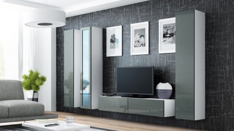 Zestaw VIGO 15 biały/szary połysk Zestaw VIGO 15 biały/szary połysk