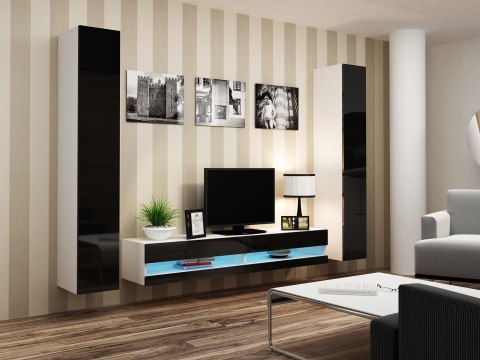 Zestaw VIGO NEW 4 biały/czarny połysk Zestaw VIGO NEW 4 biały/czarny połysk