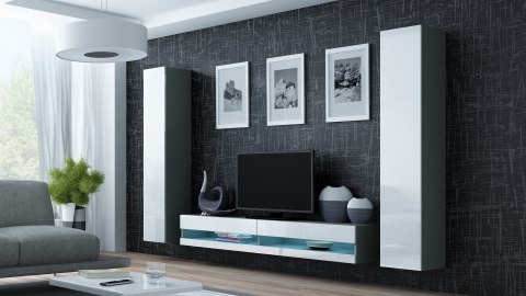 Zestaw VIGO NEW 4 szary/biały połysk Zestaw VIGO NEW 4 szary/biały połysk