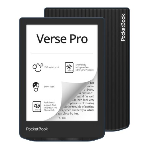 Ebook PocketBook Verse Pro 634 6" 16GB Wi-Fi Azure Blue Ebook PocketBook Verse Pro 634 6" 16GB Wi-Fi Azure Blue
