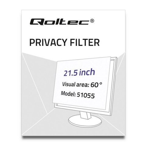 Filtr prywatyzujący Rodo Qoltec 51055 Filtr prywatyzujący Rodo Qoltec 51055