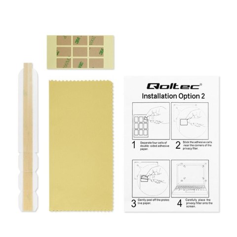 Filtr prywatyzujący Rodo Qoltec 51059 Filtr prywatyzujący Rodo Qoltec 51059
