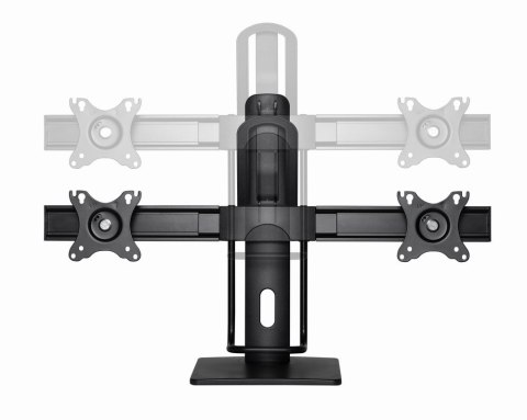 GEMBIRD STOJAK BIURKOWY NA DWA MONITORY Z REGULACJĄ WYSOKOŚCI 17-27, VESA 100X100MM, DO 6 KG GEMBIRD STOJAK BIURKOWY NA DWA MONITORY Z REGULACJĄ WYSOKOŚCI 17-27, VESA 100X100MM, DO 6 KG