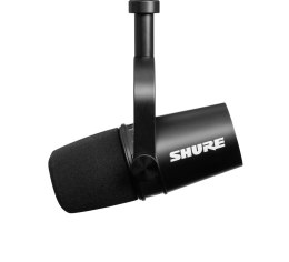 Shure MV7-K-BNDL - Mikrofon lektorski/wokalny ze złączem XLR/USB-C Czarny + statyw biurkowy