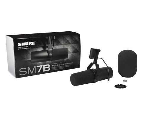 Shure SM7B - Mikrofon dynamiczny, kardioidalny, lektorski - radiowy Shure SM7B - Mikrofon dynamiczny, kardioidalny, lektorski - radiowy