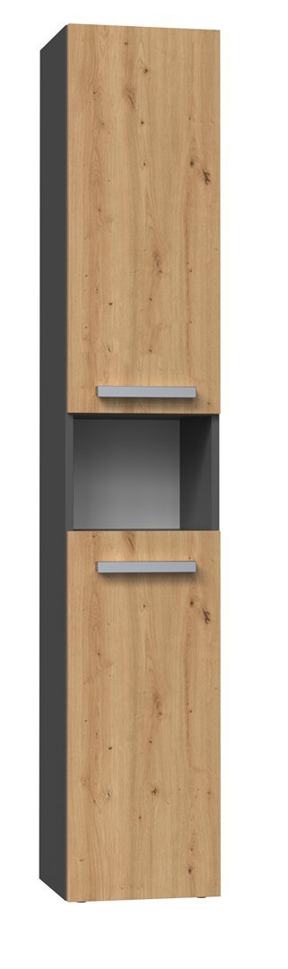 Szafka łazienkowa NEL I 31x30xH174 antracyt/artisan Szafka łazienkowa NEL I 31x30xH174 antracyt/artisan