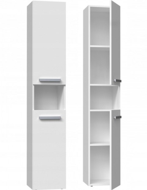 Szafka łazienkowa NEL I 31x30xH174 biel mat Szafka łazienkowa NEL I 31x30xH174 biel mat