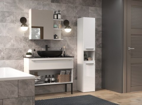 Szafka łazienkowa NEL I 31x30xH174 biel połysk Szafka łazienkowa NEL I 31x30xH174 biel połysk