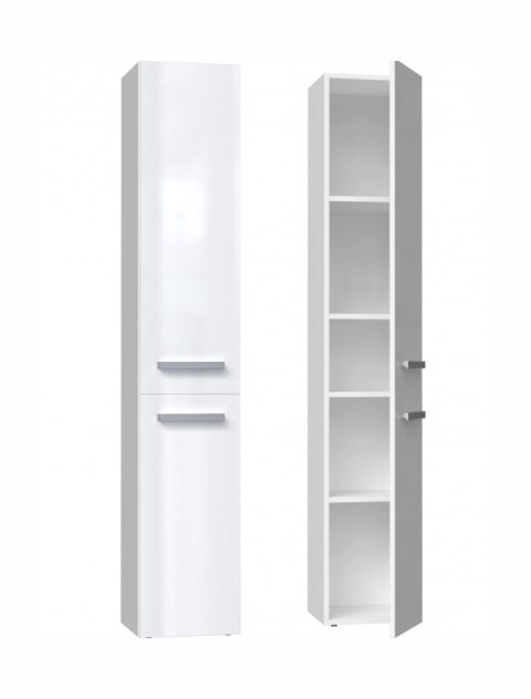 Szafka łazienkowa NEL II 31x30xH174 biel połysk Szafka łazienkowa NEL II 31x30xH174 biel połysk