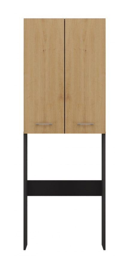Szafka łazienkowa POLA DD 64x30xH180 antracyt/artisan Szafka łazienkowa POLA DD 64x30xH180 antracyt/artisan