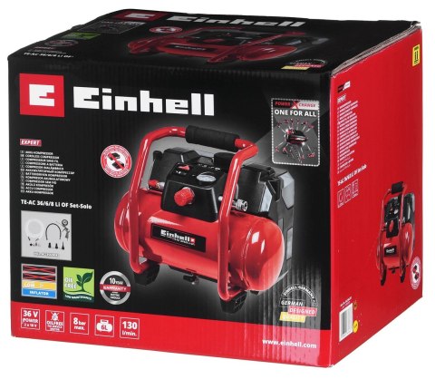 Kompresor Aku TE-AC 36/6/8 Li OF Set-Solo 4020450 EINHELL Kompresor Aku TE-AC 36/6/8 Li OF Set-Solo 4020450 EINHELL