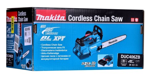 Pilarka łańcuch 2x18V 40cm bez aku i ładow DUC406ZB MAKITA Pilarka łańcuch 2x18V 40cm bez aku i ładow DUC406ZB MAKITA