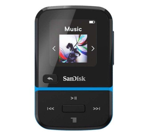 SANDISK MP3 CLIP SPORT GO 32GB Niebieski SANDISK MP3 CLIP SPORT GO 32GB Niebieski