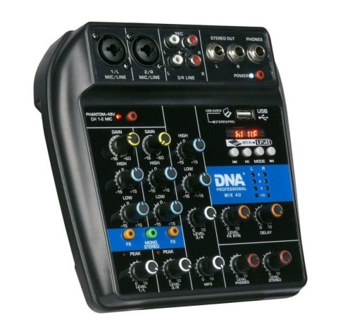 DNA MIX 4U - Mikser audio USB MP3 Bluetooth analogow DNA MIX 4U - Mikser audio USB MP3 Bluetooth analogow
