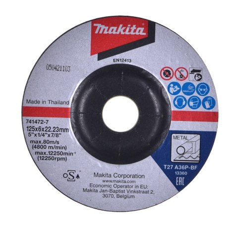 Szlifierka kątowa 125mm 840W 9558HNR MAKITA Szlifierka kątowa 125mm 840W 9558HNR MAKITA