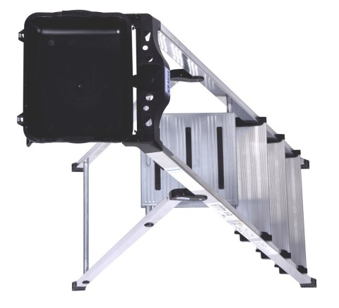 Drabina 4 stopniowa aluminiowa Krause Secury 126528 Drabina 4 stopniowa aluminiowa Krause Secury 126528