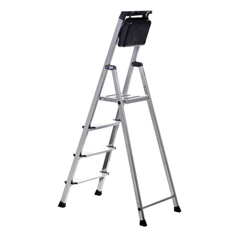 Drabina 4 stopniowa aluminiowa Krause Secury 126528 Drabina 4 stopniowa aluminiowa Krause Secury 126528