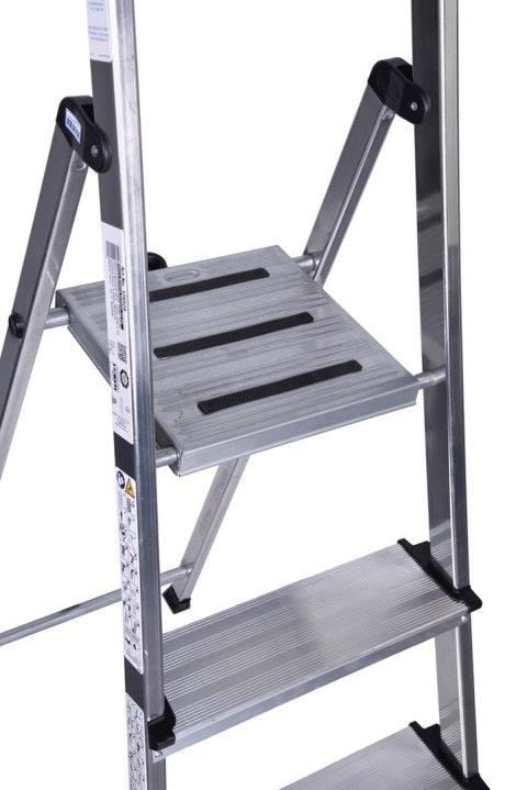 Drabina 4 stopniowa aluminiowa Krause Secury 126528 Drabina 4 stopniowa aluminiowa Krause Secury 126528
