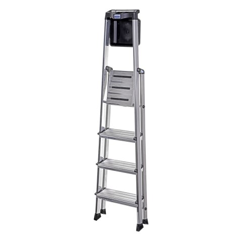 Drabina 4 stopniowa aluminiowa Krause Secury 126528 Drabina 4 stopniowa aluminiowa Krause Secury 126528