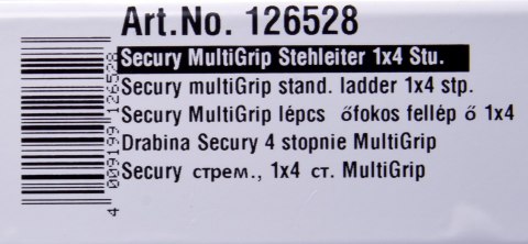 Drabina 4 stopniowa aluminiowa Krause Secury 126528 Drabina 4 stopniowa aluminiowa Krause Secury 126528