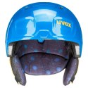 Kask narciarski dziecięcy Uvex Manic Caterpillar niebieski 46-50