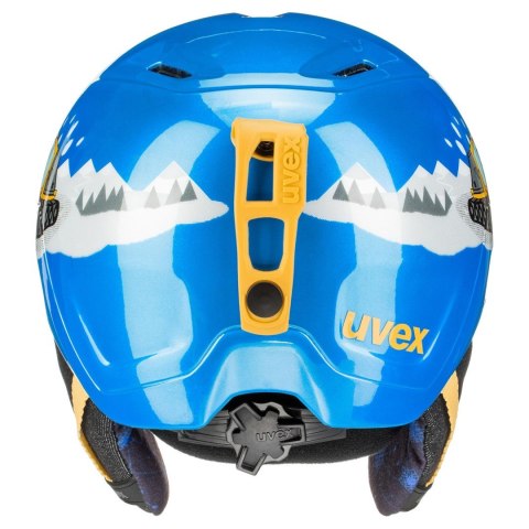 Kask narciarski dziecięcy Uvex Manic Caterpillar niebieski 46-50 Kask narciarski dziecięcy Uvex Manic Caterpillar niebieski 46-50