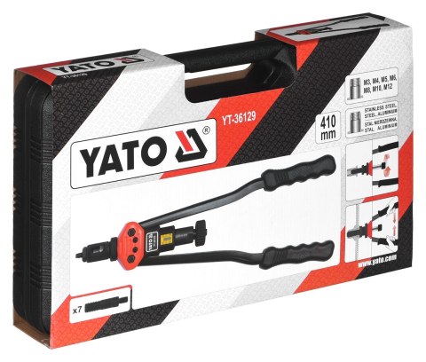 Nitownica ręczna do nitonakrętek YT-36129 YATO Nitownica ręczna do nitonakrętek YT-36129 YATO
