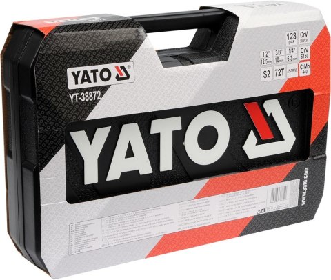 ZESTAW KLUCZY 128 elem. YT-38872 YATO ZESTAW KLUCZY 128 elem. YT-38872 YATO