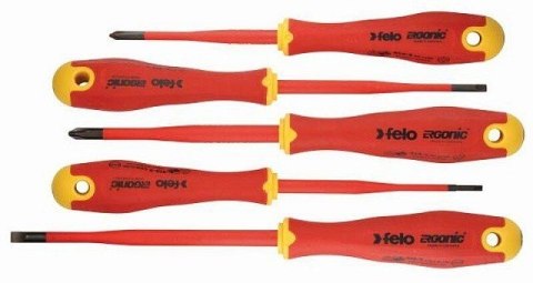 Zestaw 5 wkrętaków FELO - Ergonic Slim VDE Zestaw 5 wkrętaków FELO - Ergonic Slim VDE