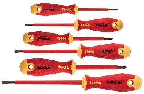 Zestaw 6 wkrętaków FELO - Ergonic VDE Zestaw 6 wkrętaków FELO - Ergonic VDE