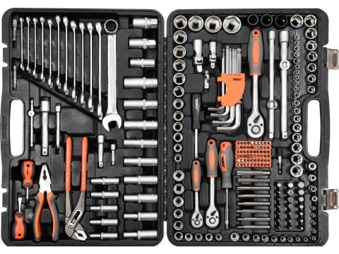 Zestaw kluczy 225el 1/2"/3/8"/1/4" STHOR 58693 Zestaw kluczy 225el 1/2"/3/8"/1/4" STHOR 58693