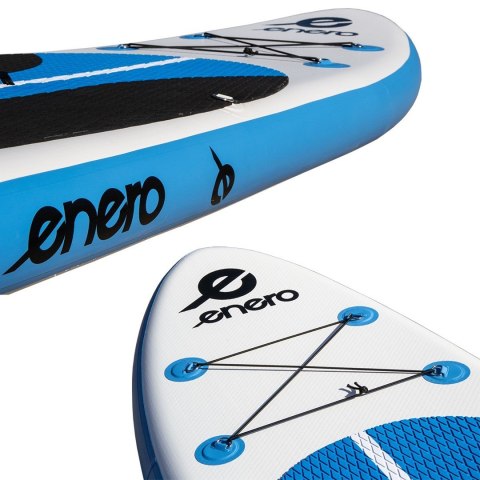 Deska Sup dmuchana Enero 135 kg 300 x 76 x 15 cm biało-niebieska 1034058 Deska Sup dmuchana Enero 135 kg 300 x 76 x 15 cm biało-niebieska 1034058